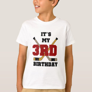 Camisetas e presentes de aniversário de 3 anos de