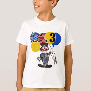 Camisetas e presentes de aniversário de 3 anos de