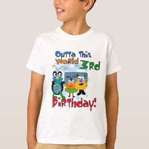 Camisetas e presentes de aniversário de 3 anos de