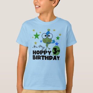 Camisetas e presentes de aniversário de 3 anos de
