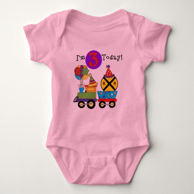 Camisetas e presentes de aniversário de 3 anos de  (Frente)