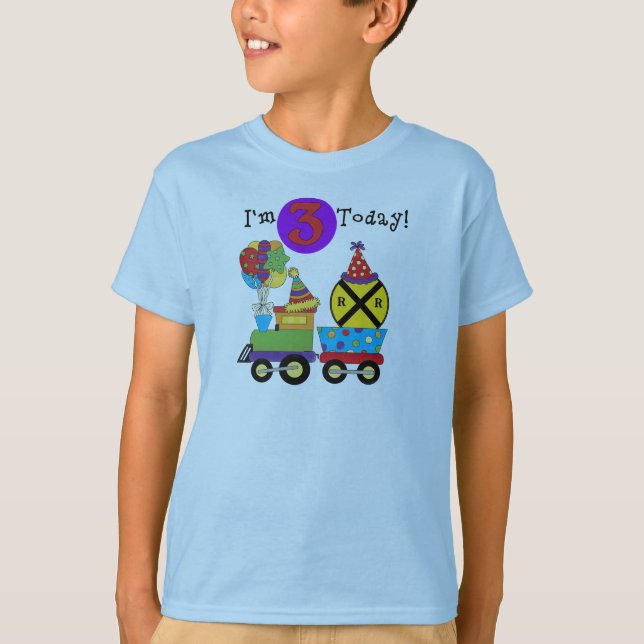 Camisetas e presentes de aniversário de 3 anos de  (Frente)