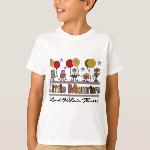 Camisetas e presentes de aniversário de 3 anos mon