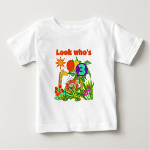Camisetas e presentes de aniversário de 3 anos Saf