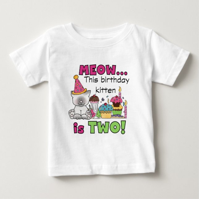 Camisetas e presentes de aniversário de Kitten seg (Frente)