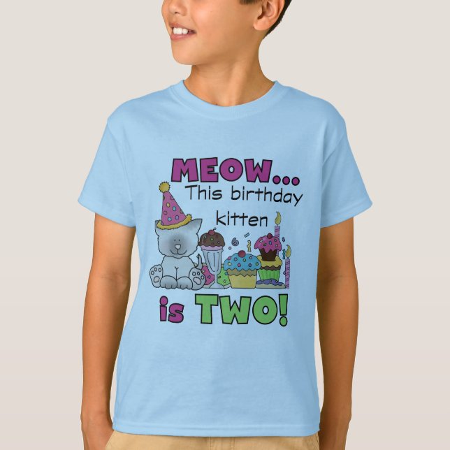 Camisetas e presentes de aniversário de Kitten seg (Frente)