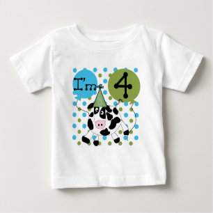 Camisetas e presentes de aniversário do 4º anivers