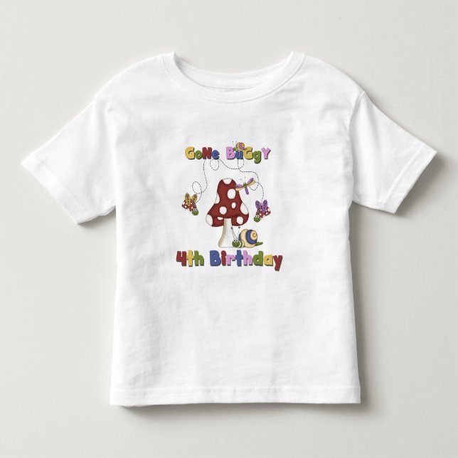 camisetas e presentes de aniversário do 4º Inseto (Frente)