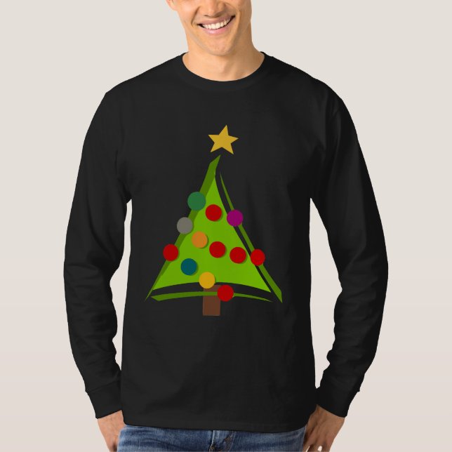 Camisetas e presentes de árvores de Natal (Frente)