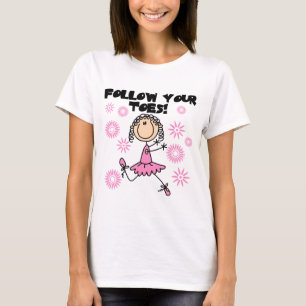 Camisetas e Presentes de Bailarina Seguir seus Ded