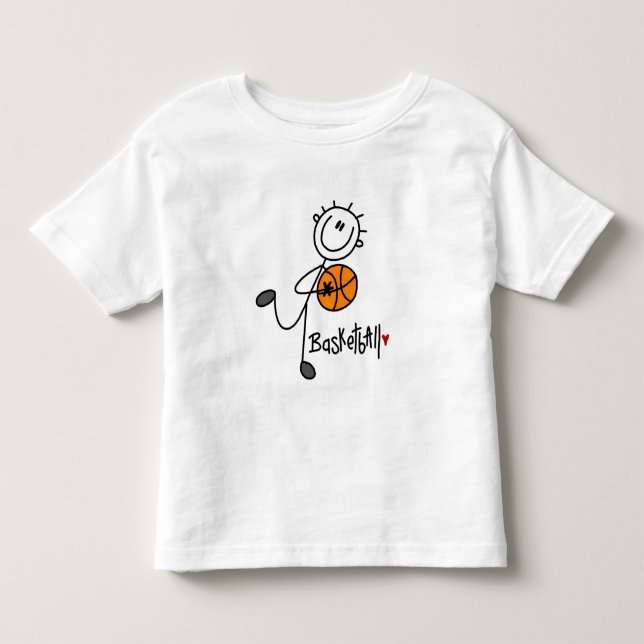 Camisetas e Presentes de Basquete de Boneco Palito (Frente)