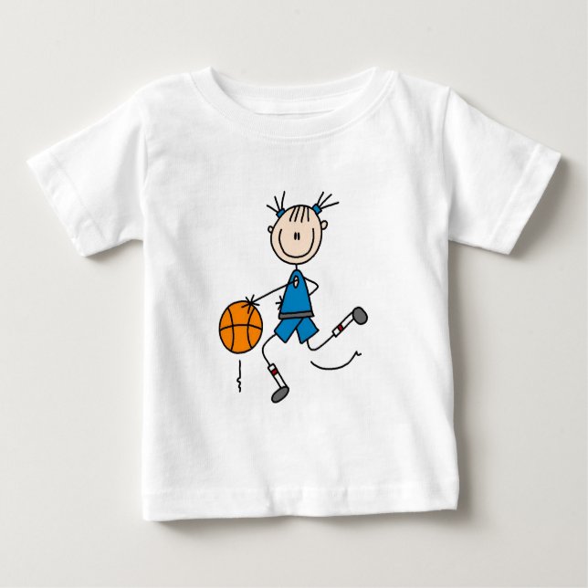 Camisetas e presentes de basquete para raparigas a (Frente)