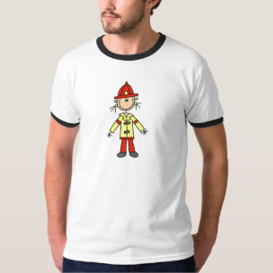 Camisetas e Presentes de Bombeiro em Formato de Pa
