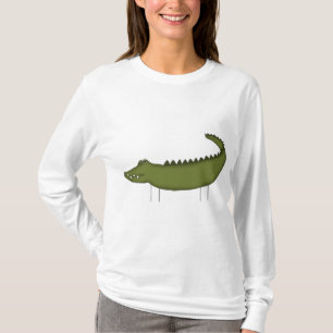 Camisetas e Presentes de Crocodilo em Formato de B