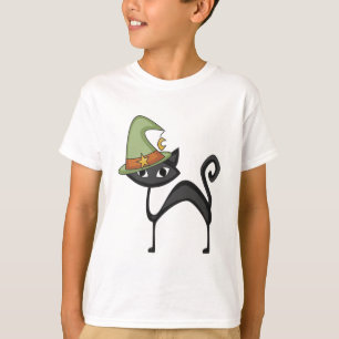 Camisetas e presentes de gato do Halloween