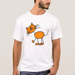 Camisetas e Presentes de Gato em Figuras Simples
