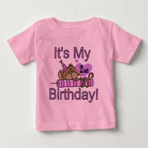 Camisetas e presentes de macaco-menina