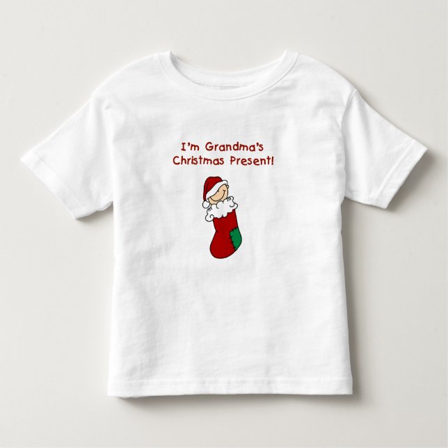 Camisetas e presentes de Natal da avó (Frente)