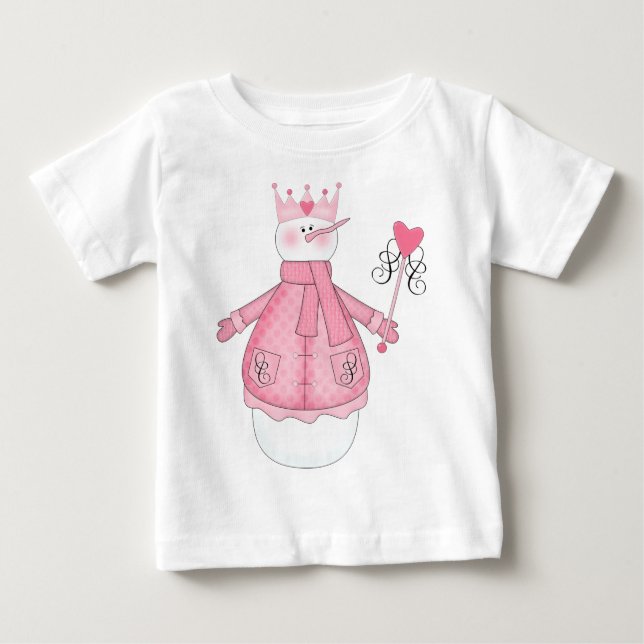 Camisetas e presentes de Natal da Princesa de Neve (Frente)