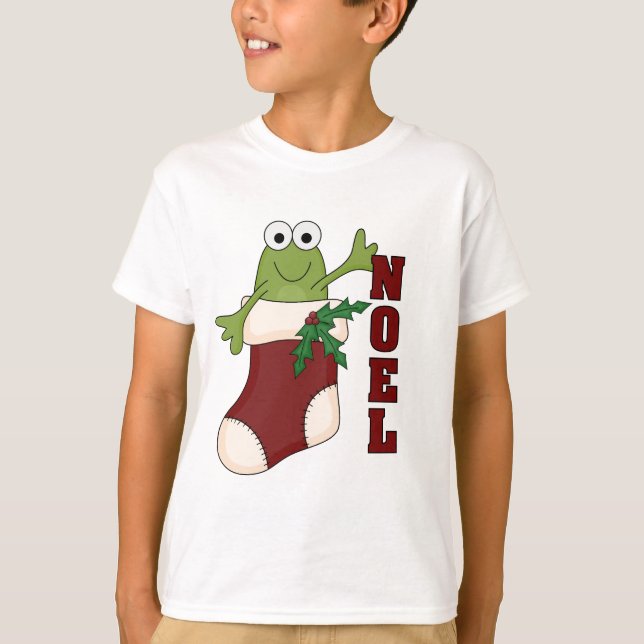Camisetas e presentes de Natal para Noel do sapo (Frente)
