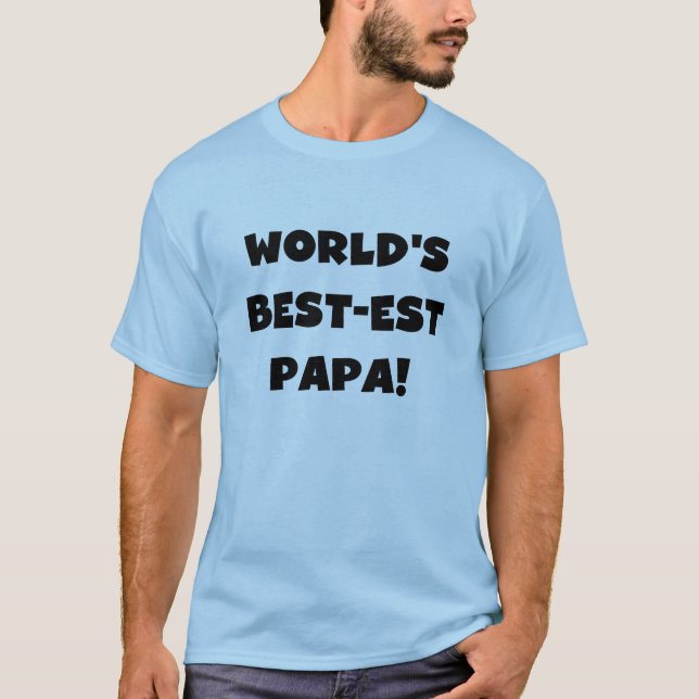 Camisetas e presentes de Papa mais aptos do mundo  (Frente)