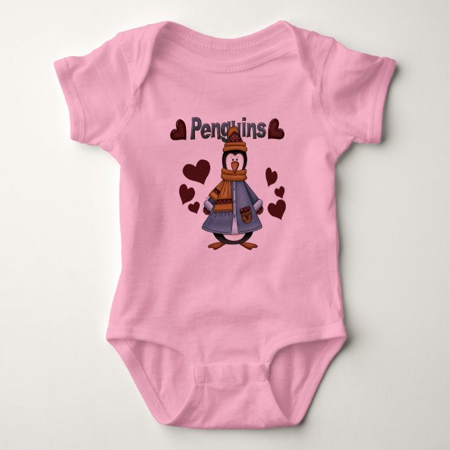 Camisetas e presentes de pinguim de inverno (Frente)