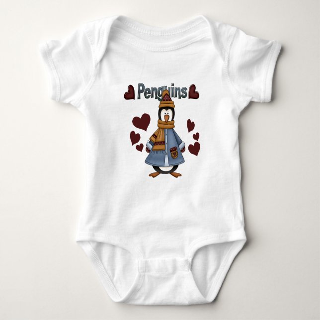 Camisetas e presentes de pinguim de inverno (Frente)