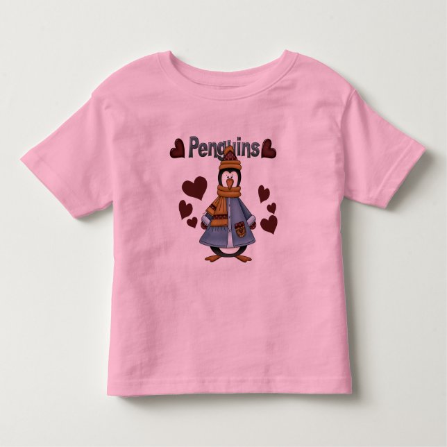 Camisetas e presentes de pinguim de inverno (Frente)