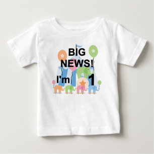 Camisetas e presentes de primeiro aniversario de C
