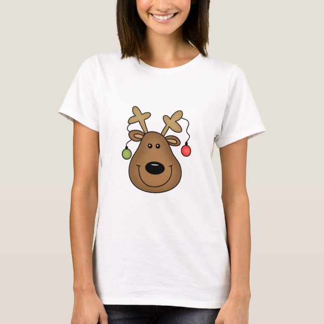 Camisetas e presentes de Reindeer de Férias (Frente)