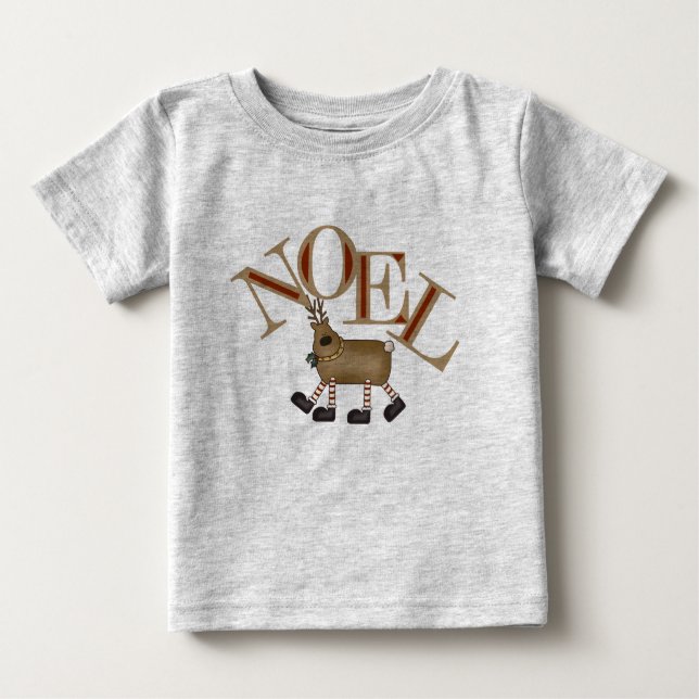 CAMISETAS e presentes de Reindeer NOEL (Frente)