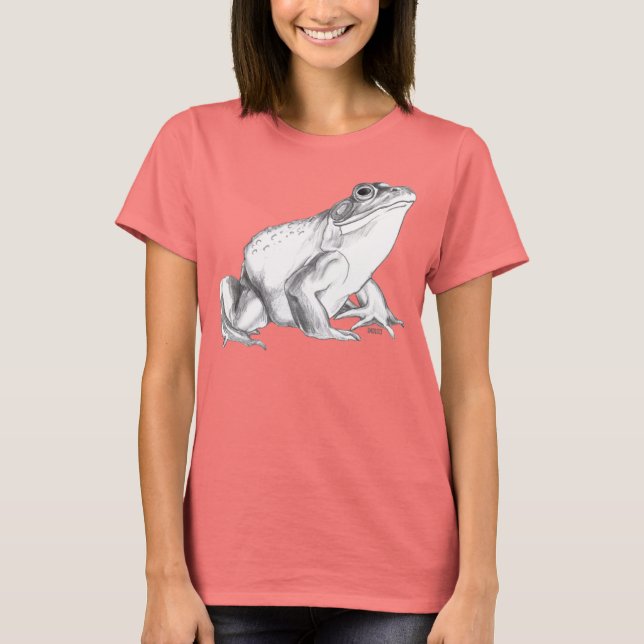 Camisetas e presentes de Sapo feminino (Frente)
