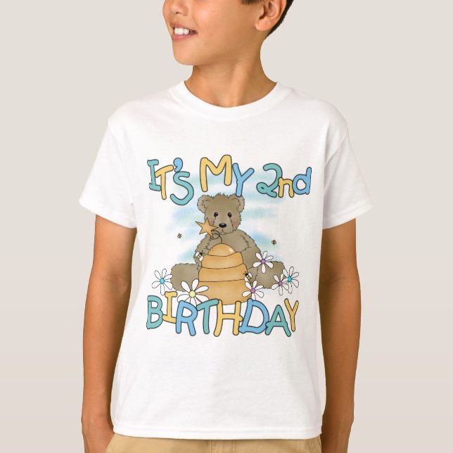 Camisetas e presentes de segundo aniversário de ur (Frente)