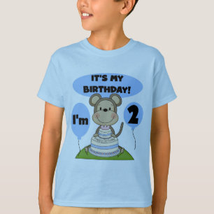 Camisetas e presentes de segundo de Macaco Birthda