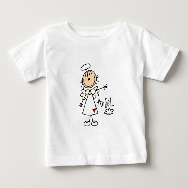Camisetas e Presentes do Anjo em Formato de Boneco (Frente)