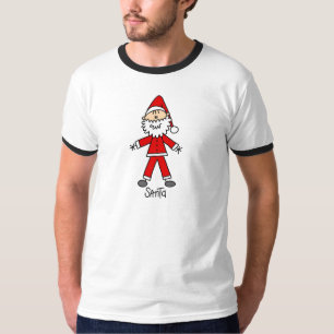 Camisetas e Presentes do Papai Noel em Formato de