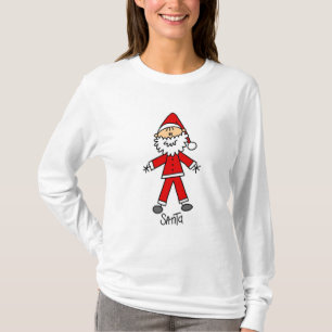 Camisetas e Presentes do Papai Noel em Formato de