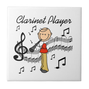 Camisetas e Presentes do Tocador de Clarinete Masc