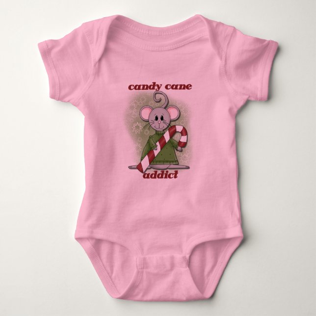 Camisetas e presentes do viciado em doces canas (Frente)