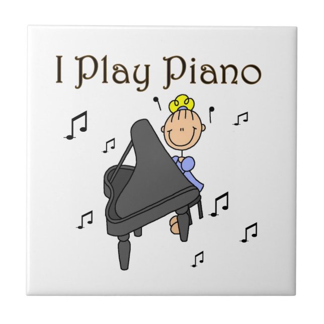 Camisetas e Presentes Eu To Co Piano (Frente)