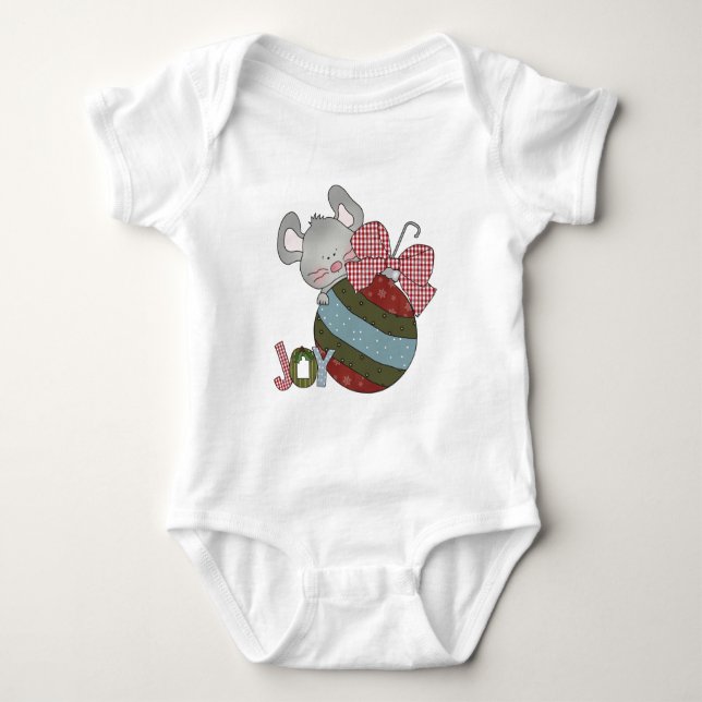 Camisetas e presentes no feriado do mouse Joy (Frente)