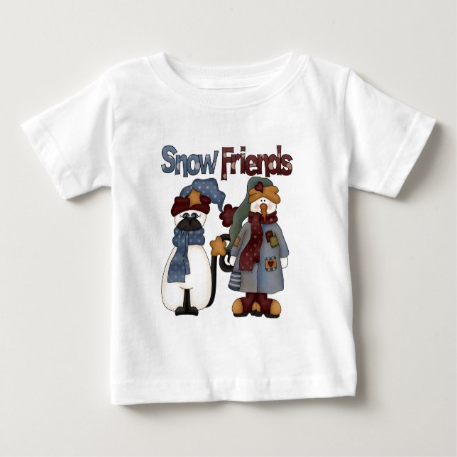 Camisetas e presentes para amigos da neve (Frente)