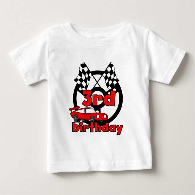 Camisetas e presentes para aniversário de 3 anos d (Frente)