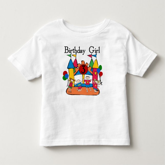 Camisetas e presentes para aniversário de 3 anos d (Frente)
