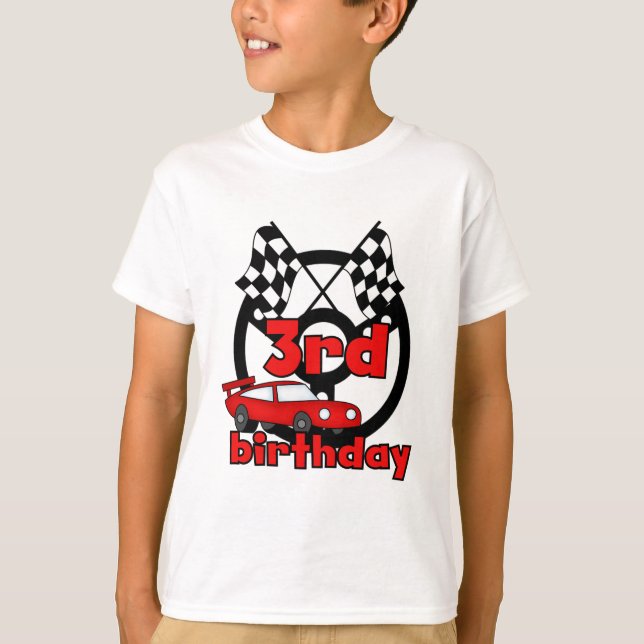 Camisetas e presentes para aniversário de 3 anos d (Frente)