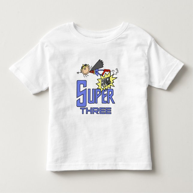 Camisetas e presentes para aniversário de 3 anos d (Frente)