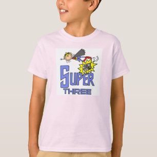 Camisetas e presentes para aniversário de 3 anos d