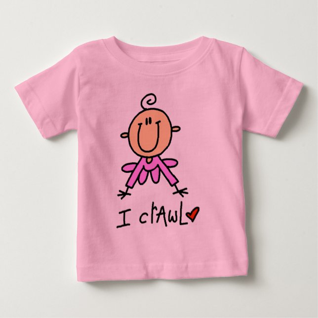 Camisetas e Presentes para Bebê Menina Eu Engato (Frente)