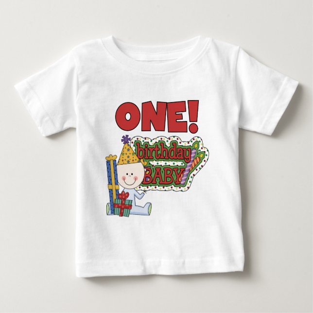 Camisetas e presentes para bebês de aniversário (Frente)