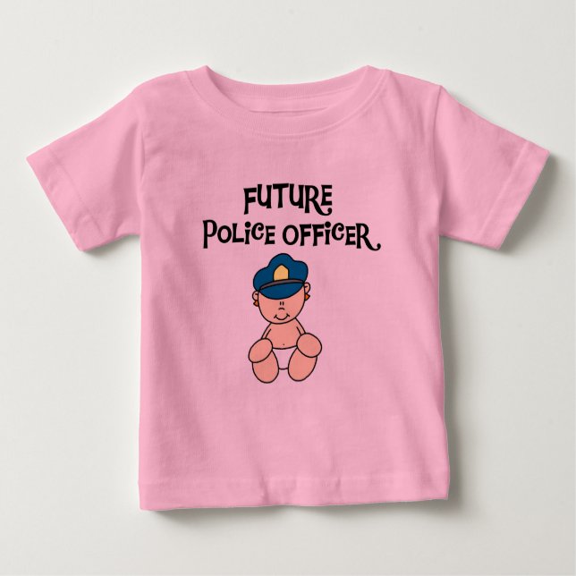 Camisetas e presentes para futuros agentes da polí (Frente)